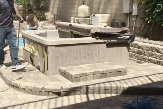 hot tub removal by wilsa professionals
